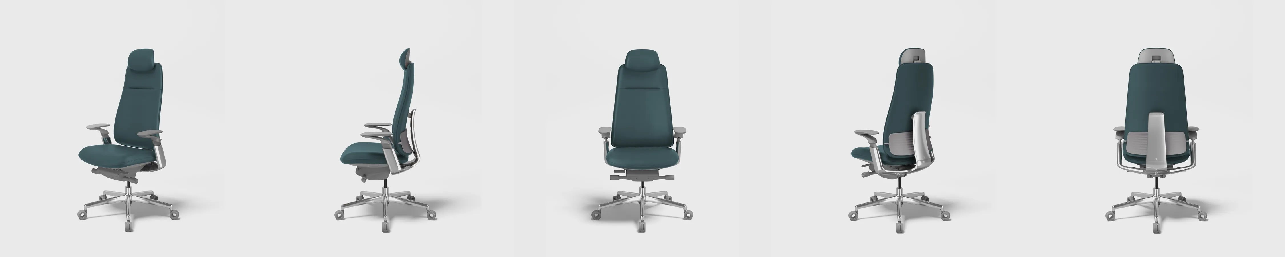 SIDIZ T90 in Teal Blue, rotated view